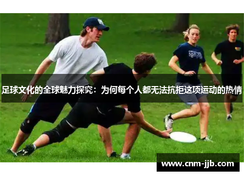 足球文化的全球魅力探究：为何每个人都无法抗拒这项运动的热情